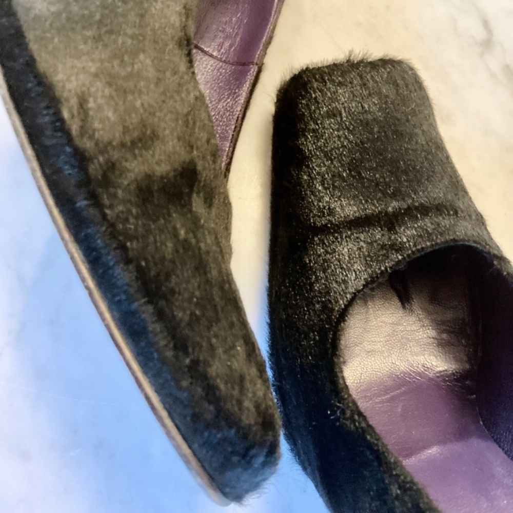 Vintage David Aaron Pony Hair Pumps - size 9 (Vero Cuoio) - Picture 2 of 16